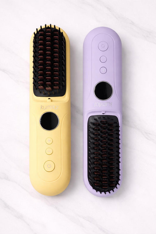 Brosse Lissante Sans Fil Kumilai — Citron